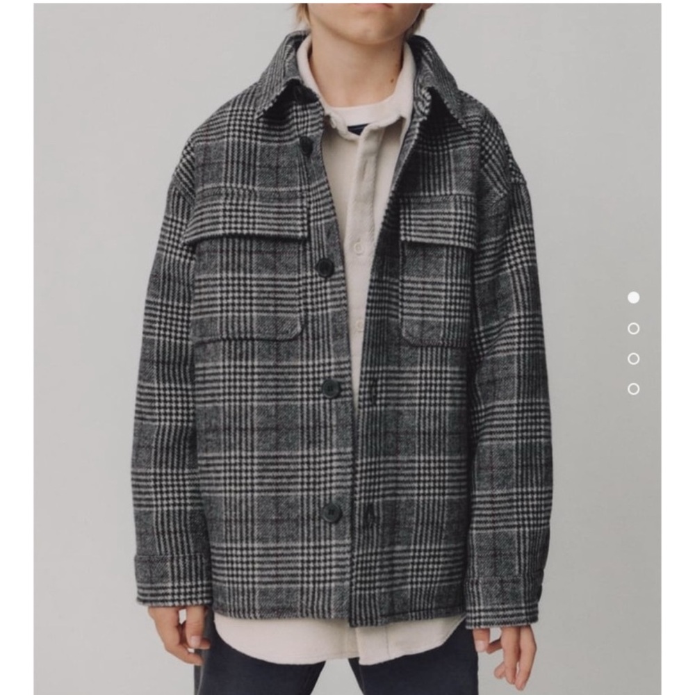 Boys Zara checkered over shirt jacket